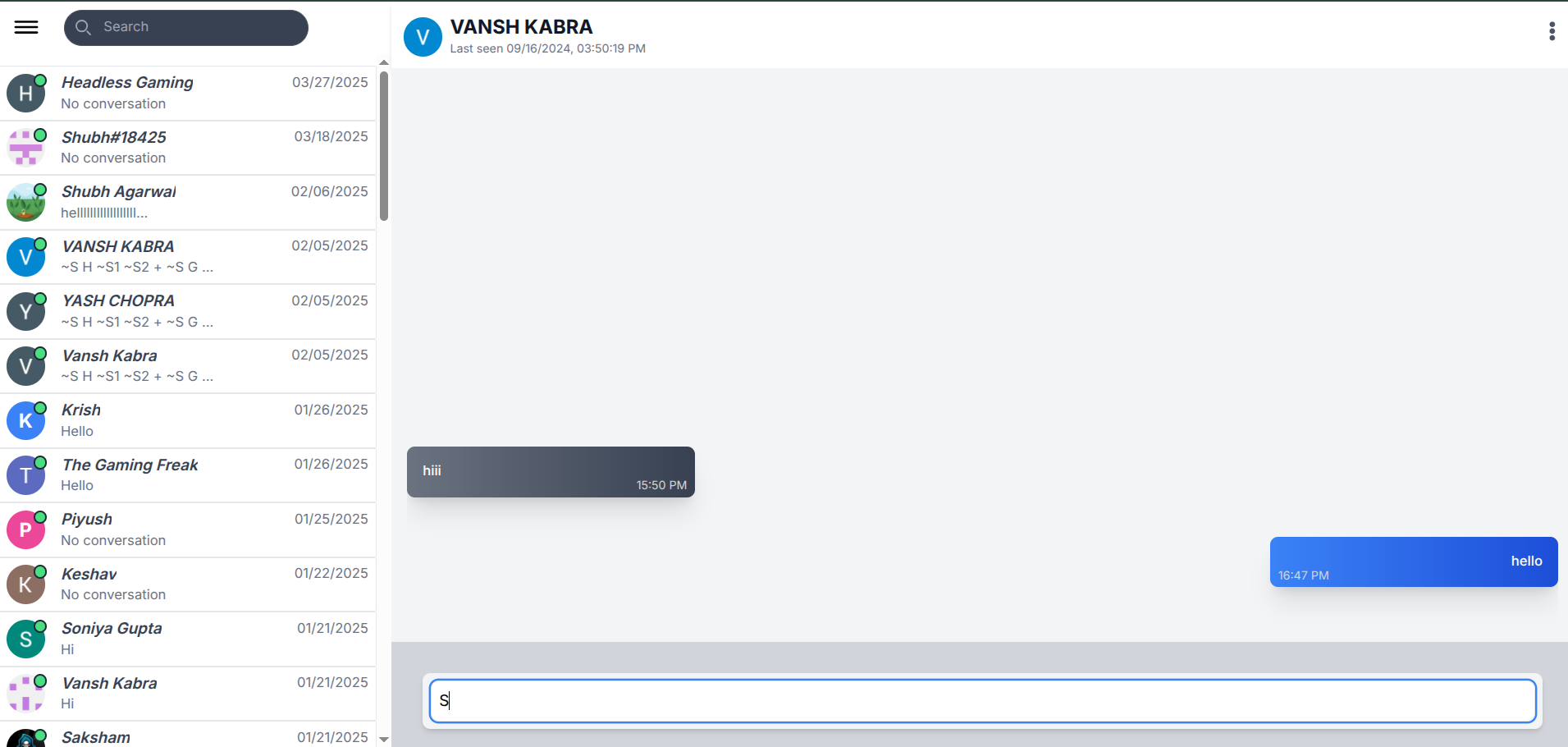 Real-Time Messaging Web App