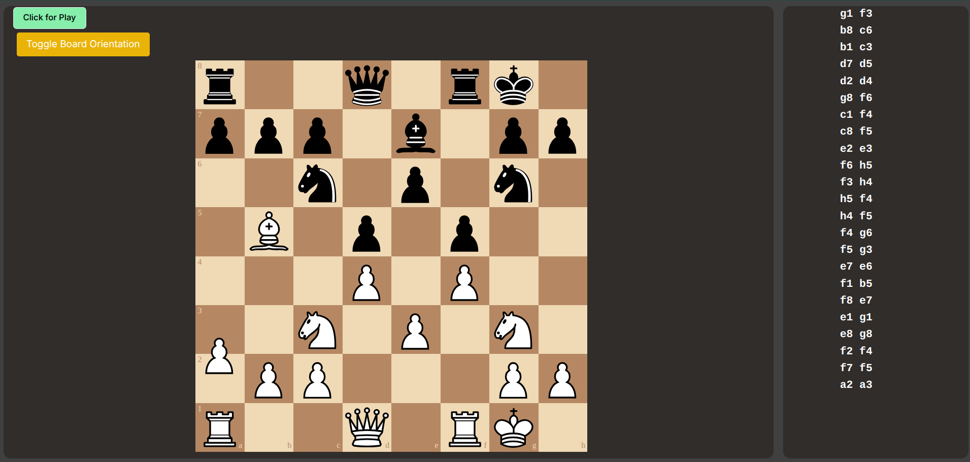 Real-Time Chess Game with AI